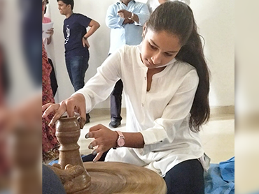 Aadyas clay activity